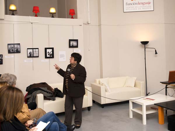 Lourdes Ortiz en Función Lenguaje. 17/11/2011. Foto: N. Viadur